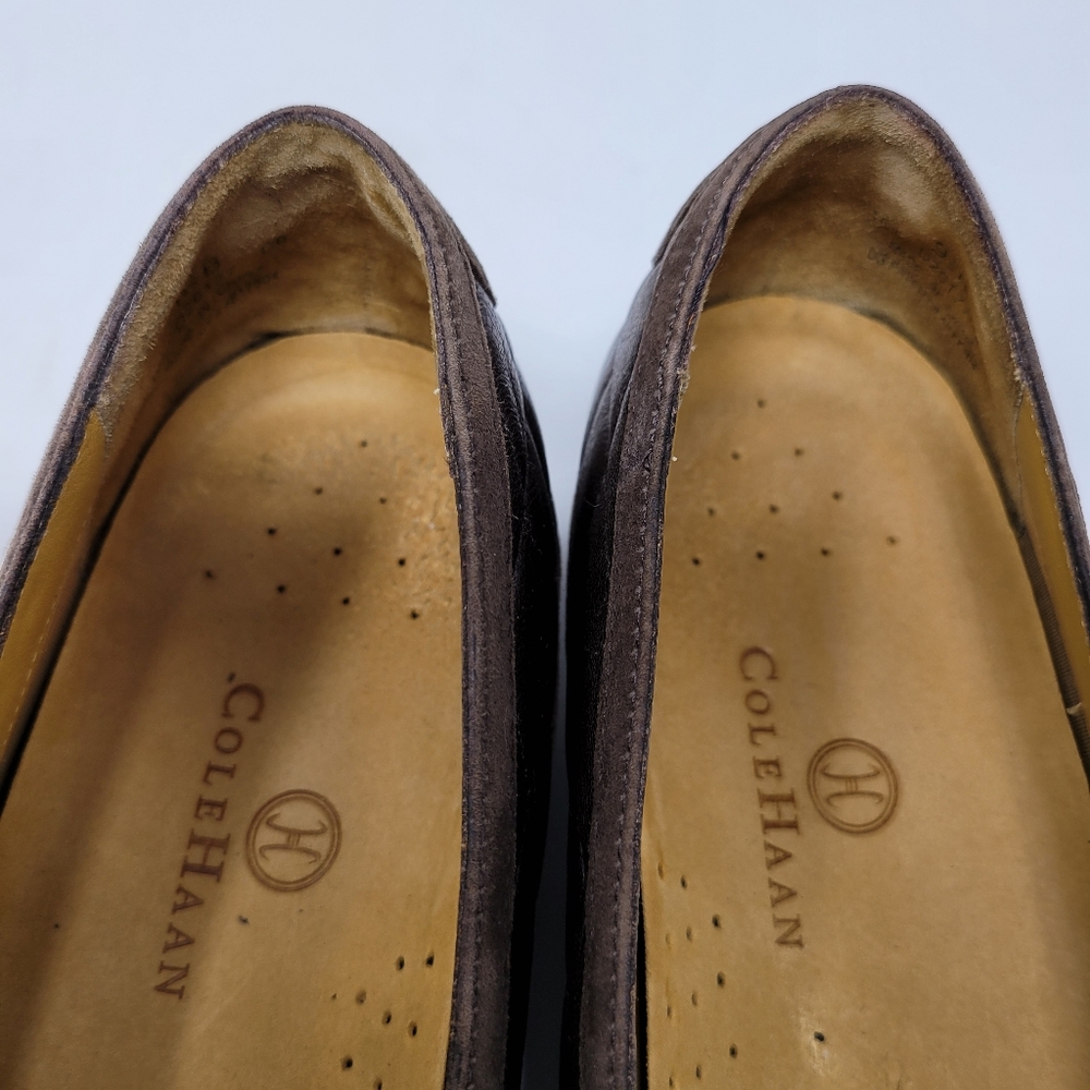 Cole Haan Nike Air Bria quilted brown mary jane - Picture 4 of 13